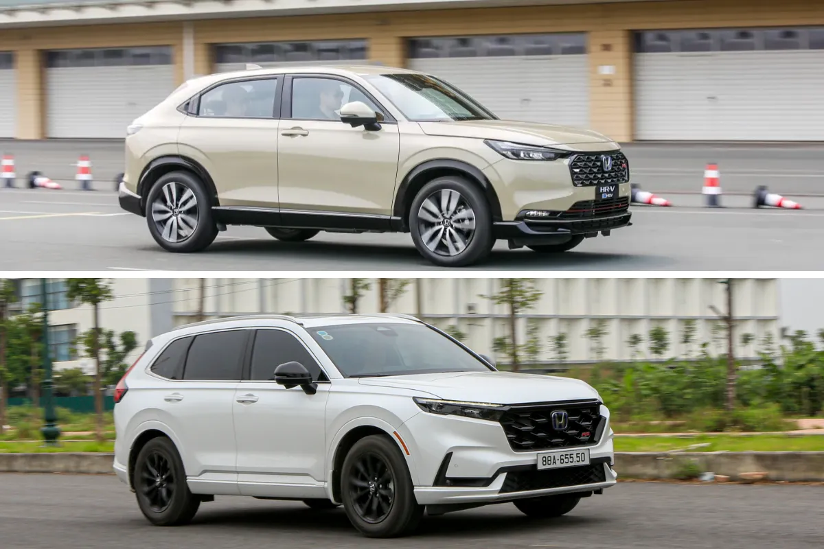 Đánh giá ngoại thất Honda HR-V RS và CR-V G
