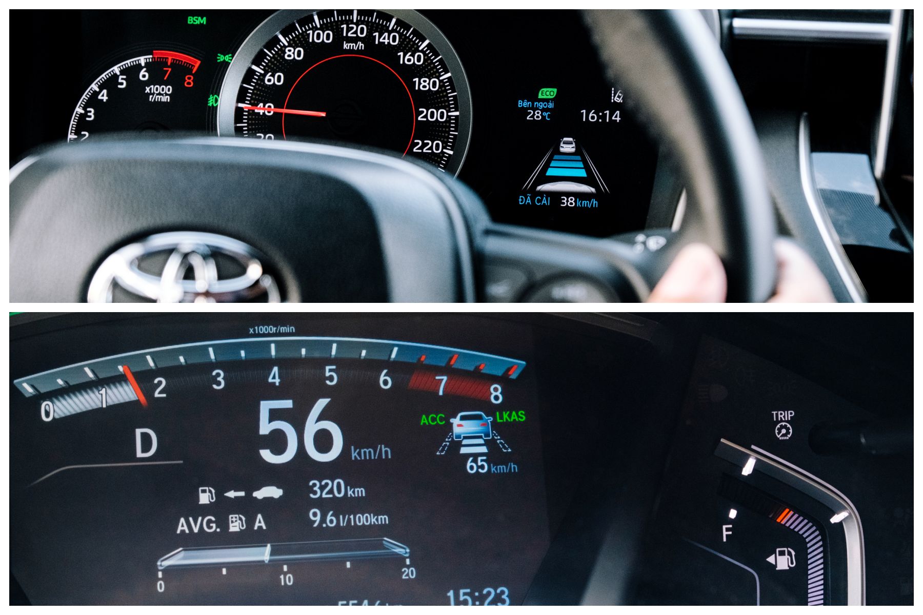 So sánh phần cứng Honda Sensing và TSS