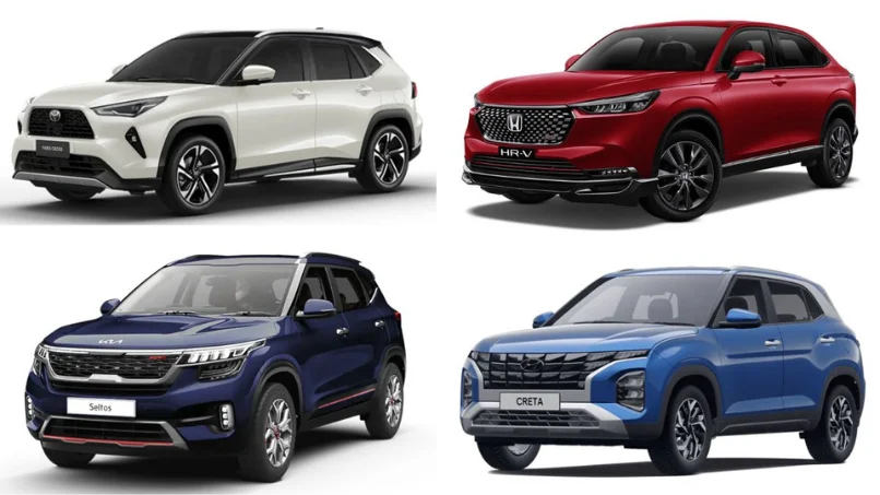 Toyota CUV hạng B trên đường đô thị